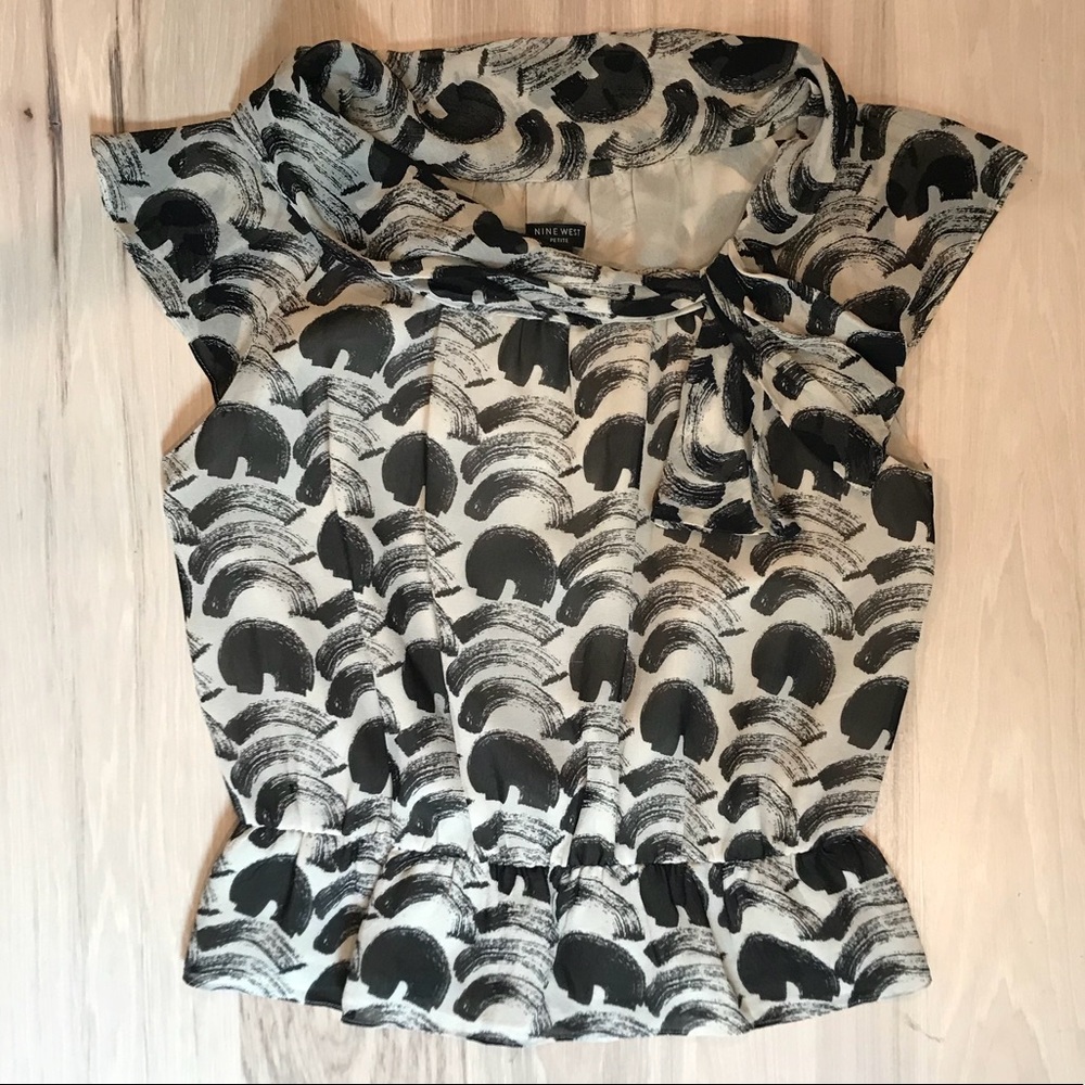 NINE WEST | ABSTRACT TOP